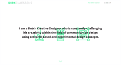 Desktop Screenshot of dirkclaessens.com